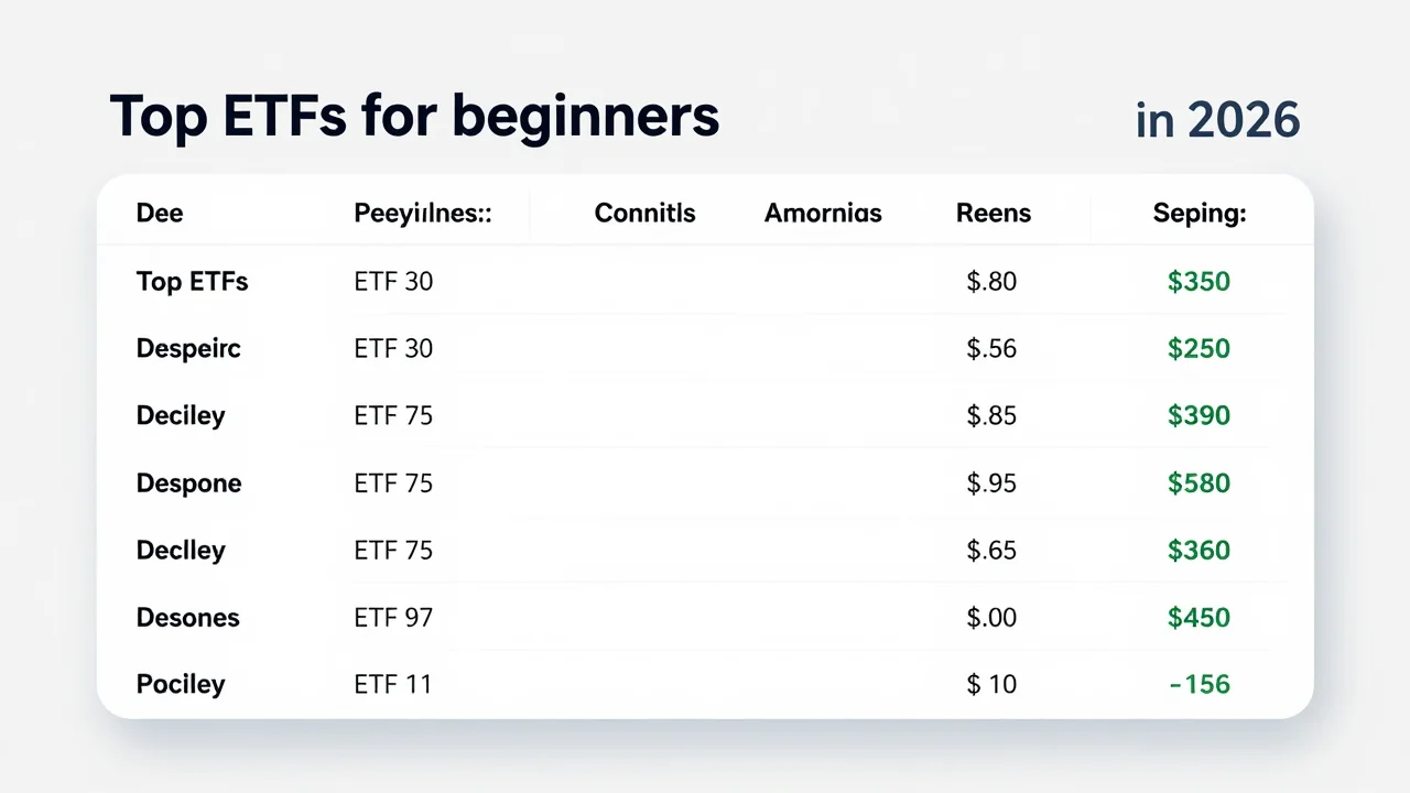 Meilleur ETF pour débutant en 2026 Guide complet — image 3